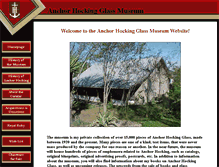 Tablet Screenshot of anchorhockingmuseum.com